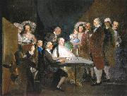 Francisco de Goya La familia del infante don Luis de Borbon oil painting artist
